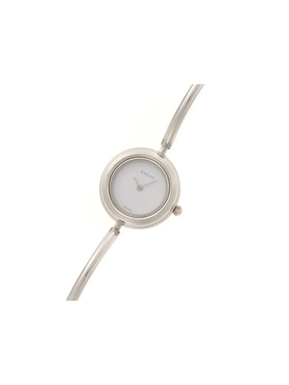 Gucci Change Bezel Watch Stainless Steel White Dial Quartz